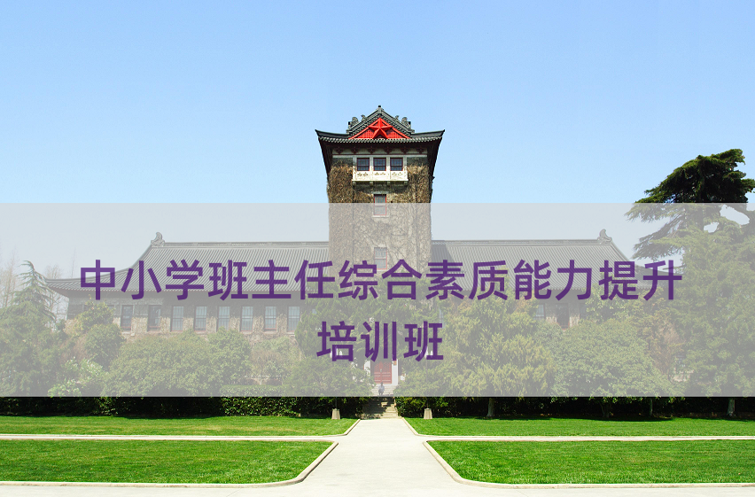 中小学班主任综合素质能力提升培训班