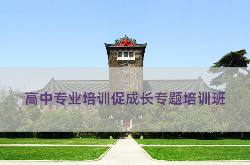 高中专业培训促成长专题培训班